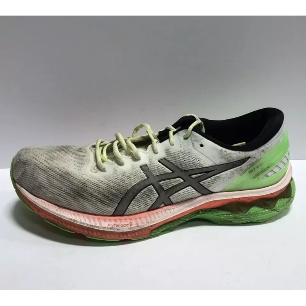 Asics Men’s Gel Kayano 27 Running Shoes White/Multi, Size 12 M